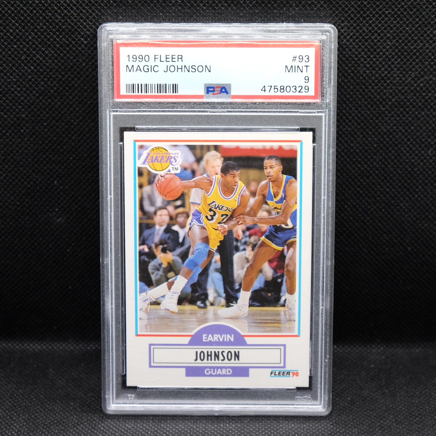 1990 Magic Johnson Fleer #93 PSA 9 MINT