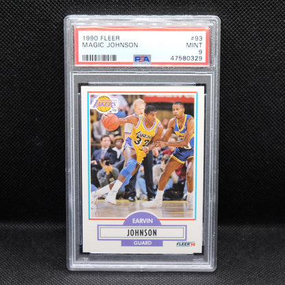 1990 Magic Johnson Fleer #93 PSA 9 MINT