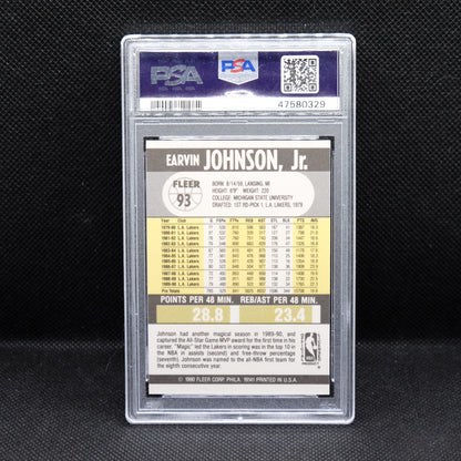 1990 Magic Johnson Fleer #93 PSA 9 MINT