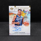 2018-19 Josh Okogie Court Kings Heir Apparent HA-JOK Rookie Card /199