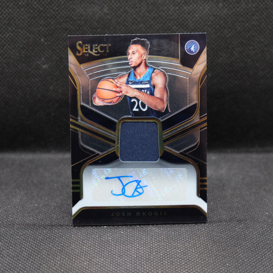 2018-19 Josh Okogie Select RJA-JOK Rookie Jersey Autograph /199
