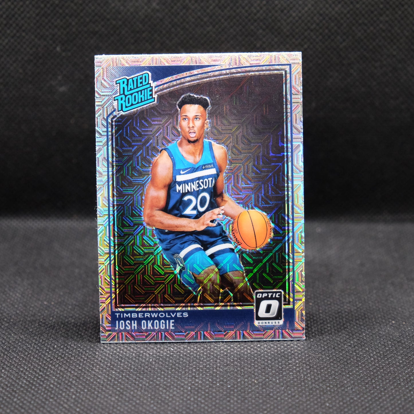 2018-19 Josh Okogie Donrusss Optic Rated Rookie Mojo Prizm