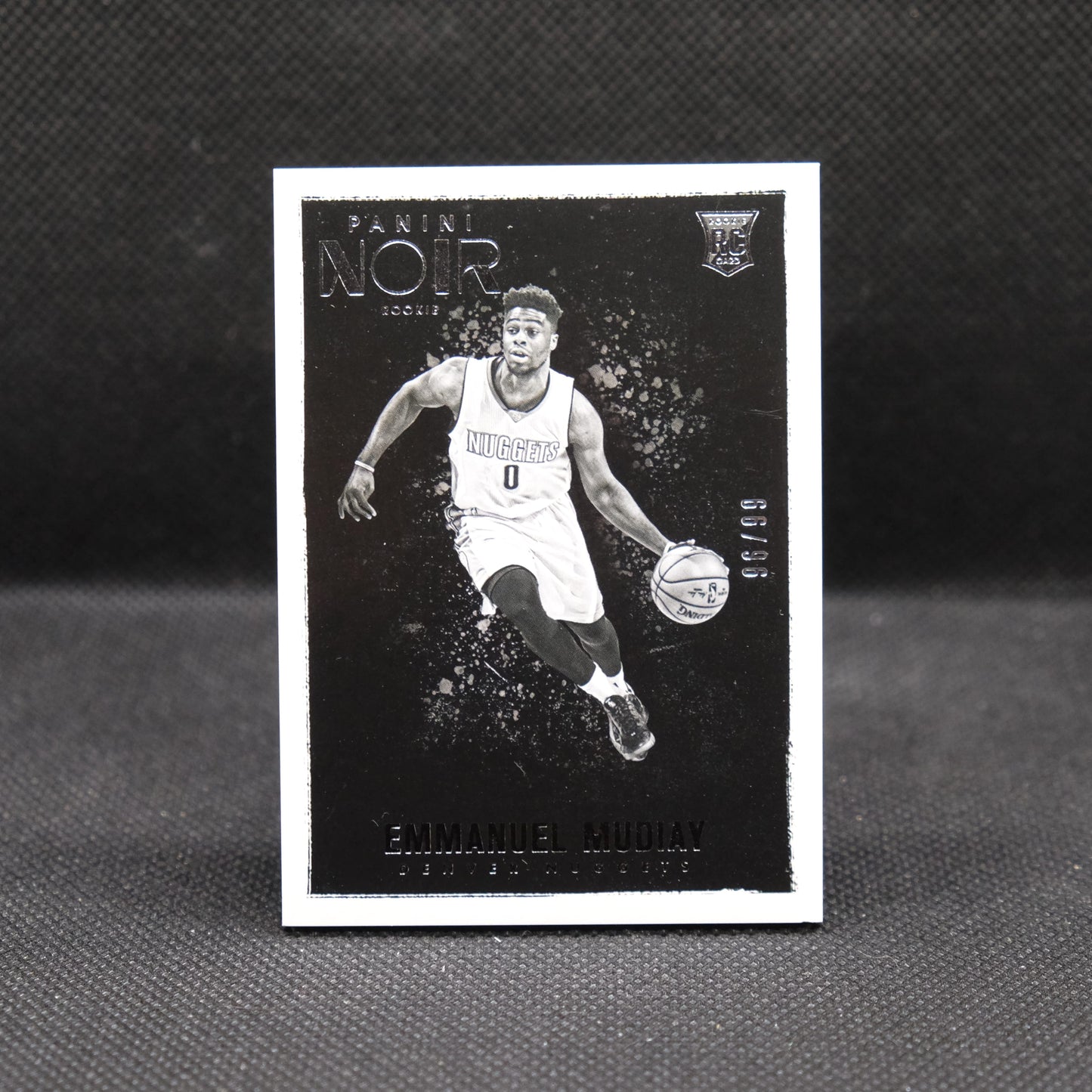 2015-16 Emmanuel Mudiay Noir #74 Rookie Card /99