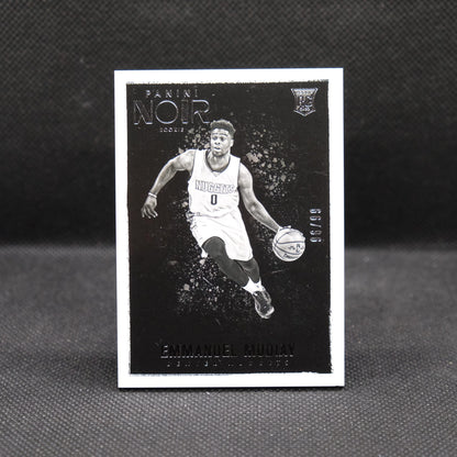 2015-16 Emmanuel Mudiay Noir #74 Rookie Card /99
