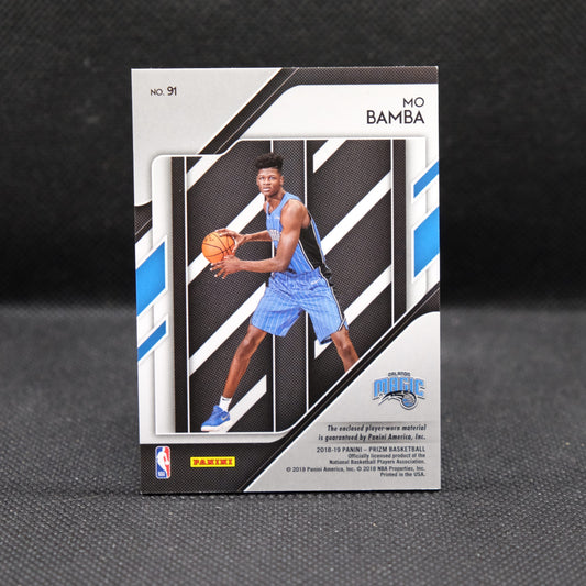 2018-19 Mo Bamba Prizm Sensational Swatches Rookie Card