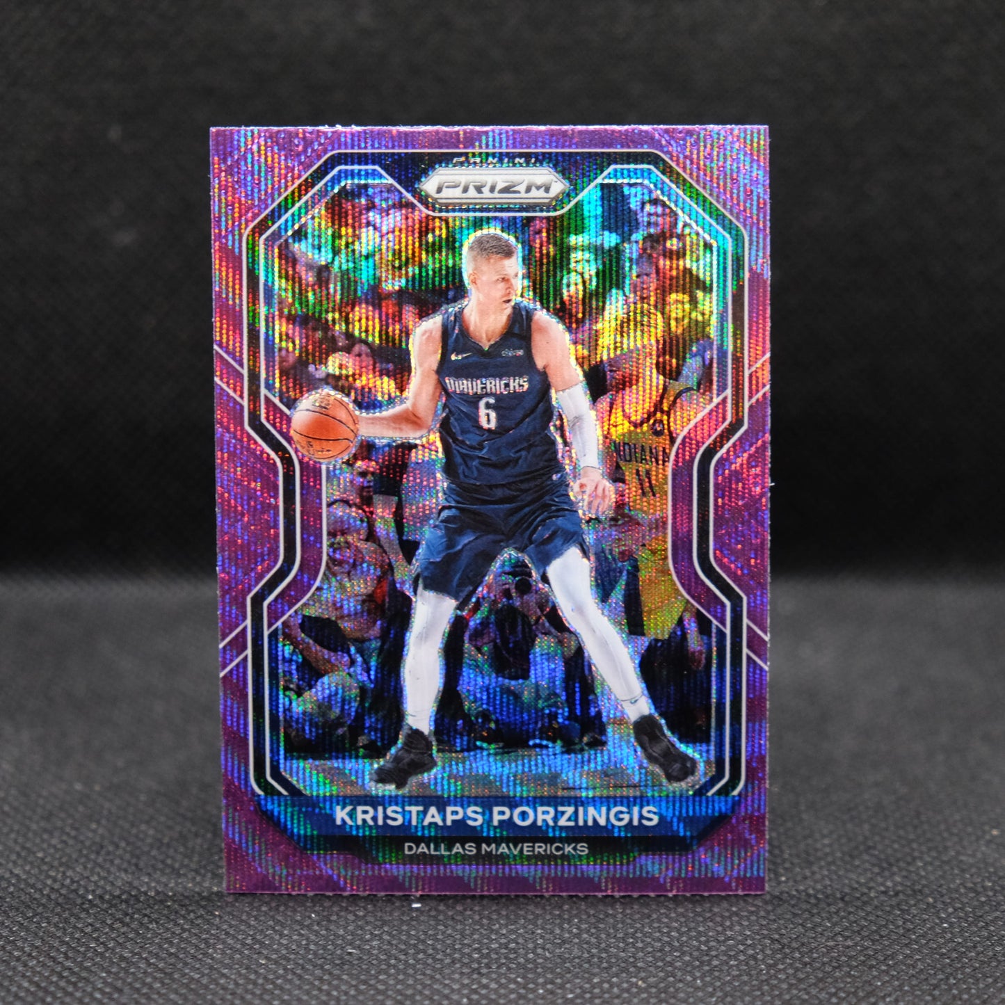 2020-21 Kristaps Porzingis Prizm #18 Purple Wave Prizm