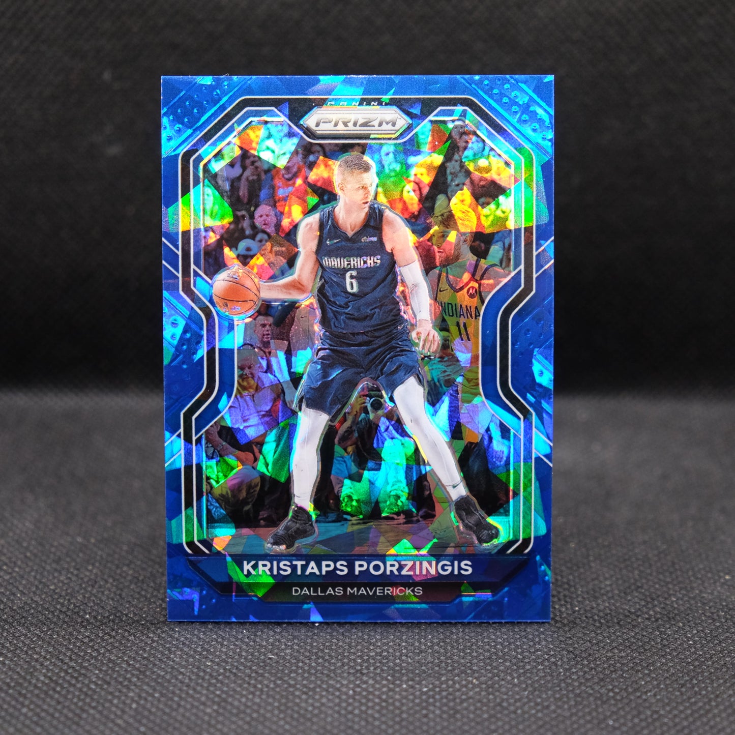 2020-21 Kristaps Porzingis Prizm #18 Blue Ice Prizm /125