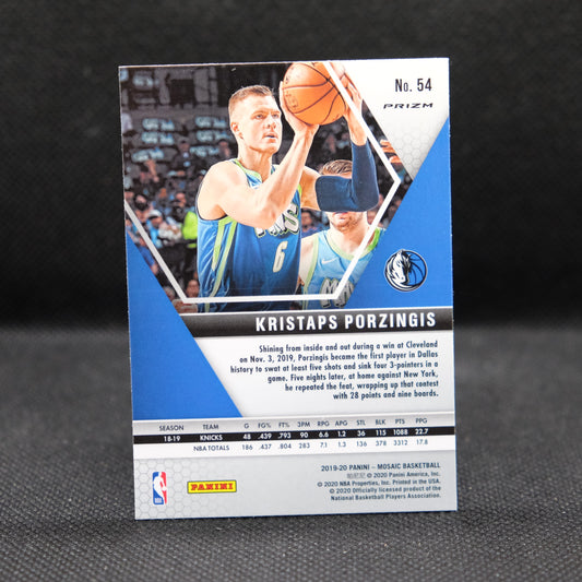 2018-19 Kristaps Porzingis Mosaic #54 Genesis Prizm