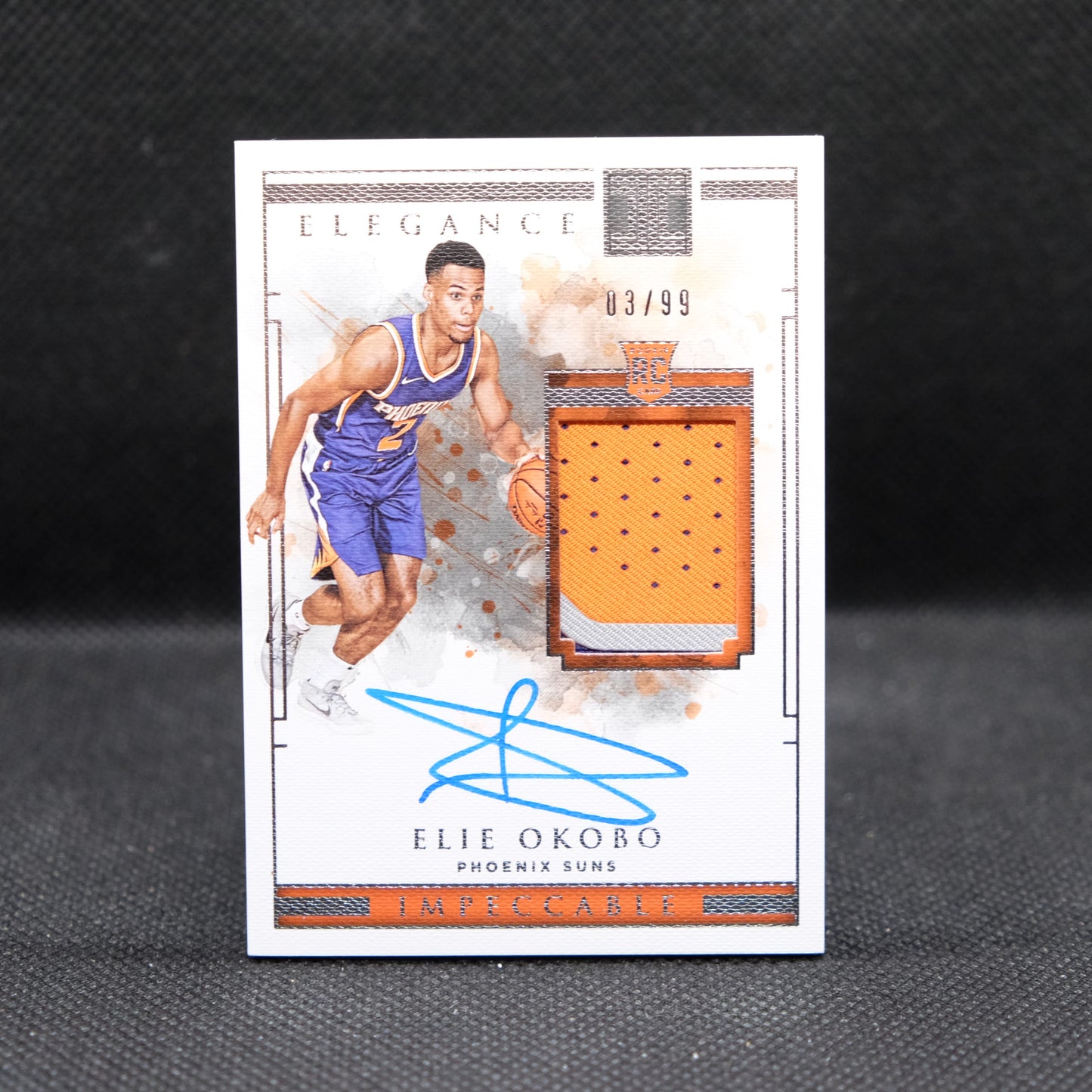 2018-19 Elie Okobo Impeccable Elegance #141 Rookie Patch Auto RPA /99
