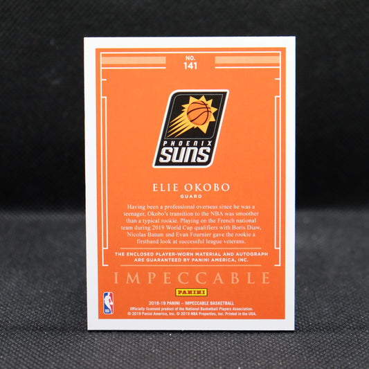 2018-19 Elie Okobo Impeccable Elegance #141 Rookie Patch Auto RPA /99