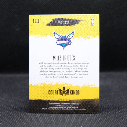 2018-19 Miles Bridges Court Kings #173 Rookies Level III