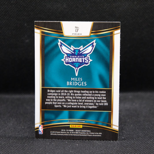 2018-19 Miles Bridges Select #17 Scope Prizm Rookie Card
