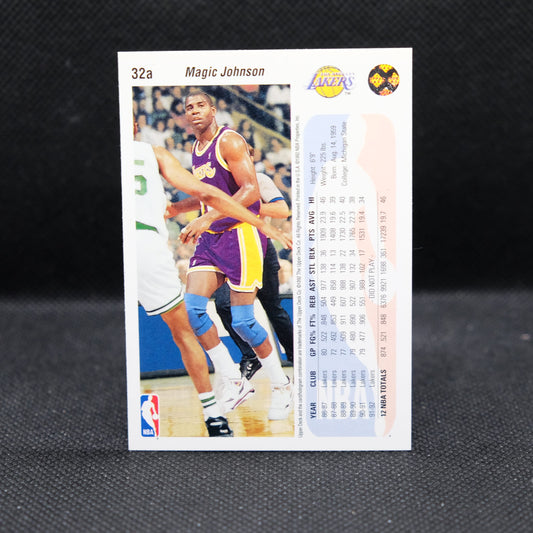 1992-93 Magic Johnson Upper Deck 32a
