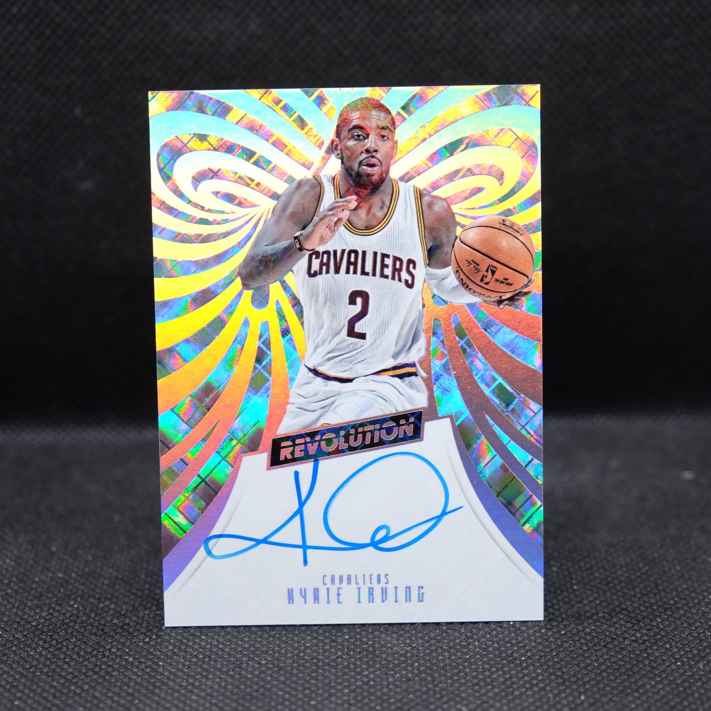 2015-16 Kyrie Irving Revolution #3 On Card Autograph
