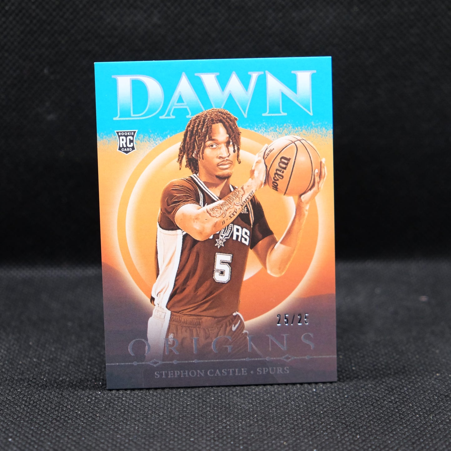 2024-25 Stephon Castle Origins #7 Dawn Rookie Card 25/25