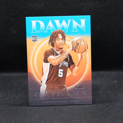 2024-25 Stephon Castle Origins #7 Dawn Rookie Card 25/25