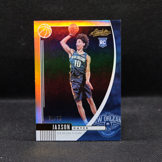 2019-20 Jaxson Hayes Absolute #64 Orange Rookie Card 75/75