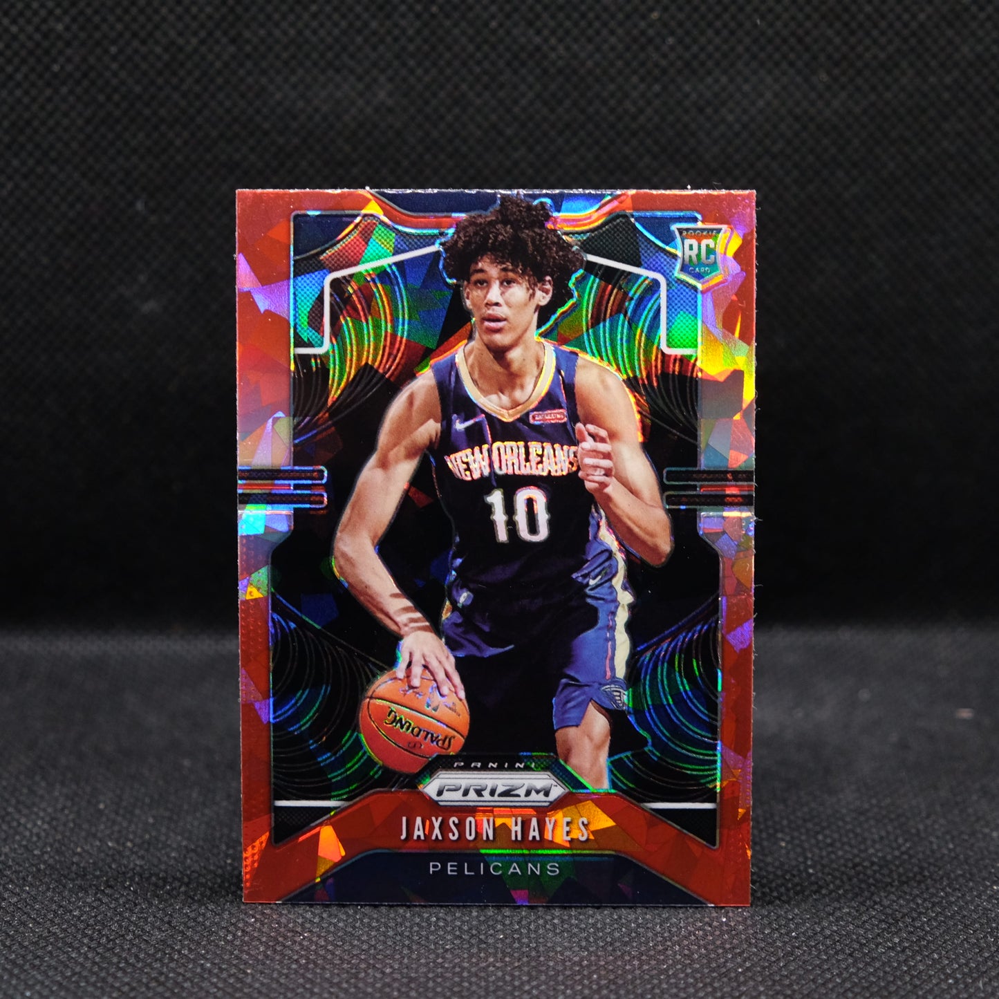 2019-20 Jaxson Hayes Prizm #254 Red Ice Prizm Rookie Card