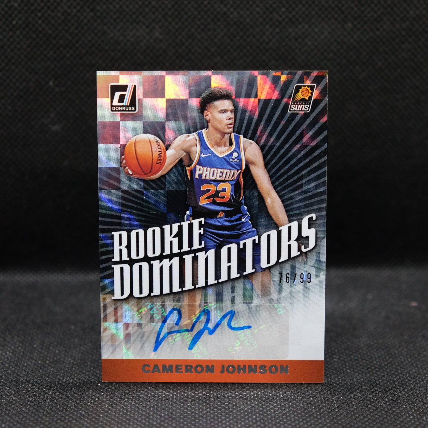 2019-20 Cameron Johnson Donruss RD-CJN Rookie Dominators Autograph /99