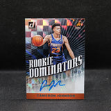 2019-20 Cameron Johnson Donruss RD-CJN Rookie Dominators Autograph /99