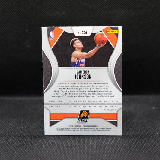 2019-20 Cameron Johnson Prizm #257 Red White Blue Prizm Rookie Card