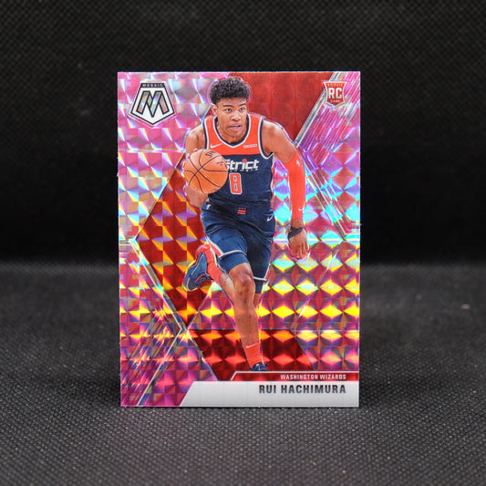 2019-20 Rui Hachimura Mosaic #231 Pink Camo Prizm Rookie Card