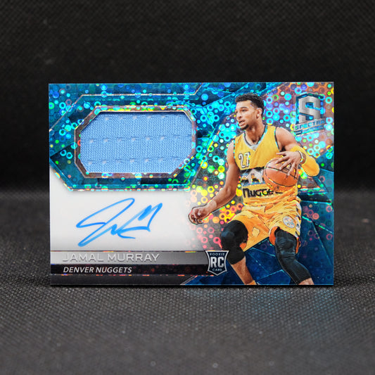 2016-17 Jamal Murray Spectra #137 Rookie Patch Auto RPA Neon Blue Prizm 85/99