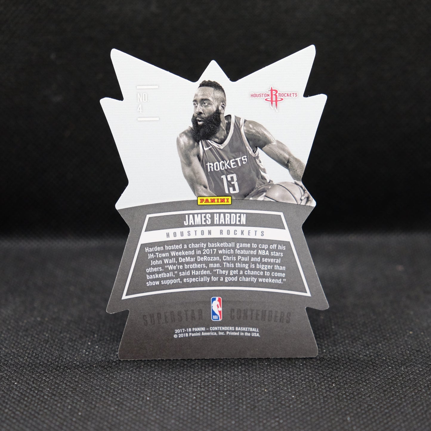 2017-18 James Harden Contenders Superstar Die Cut